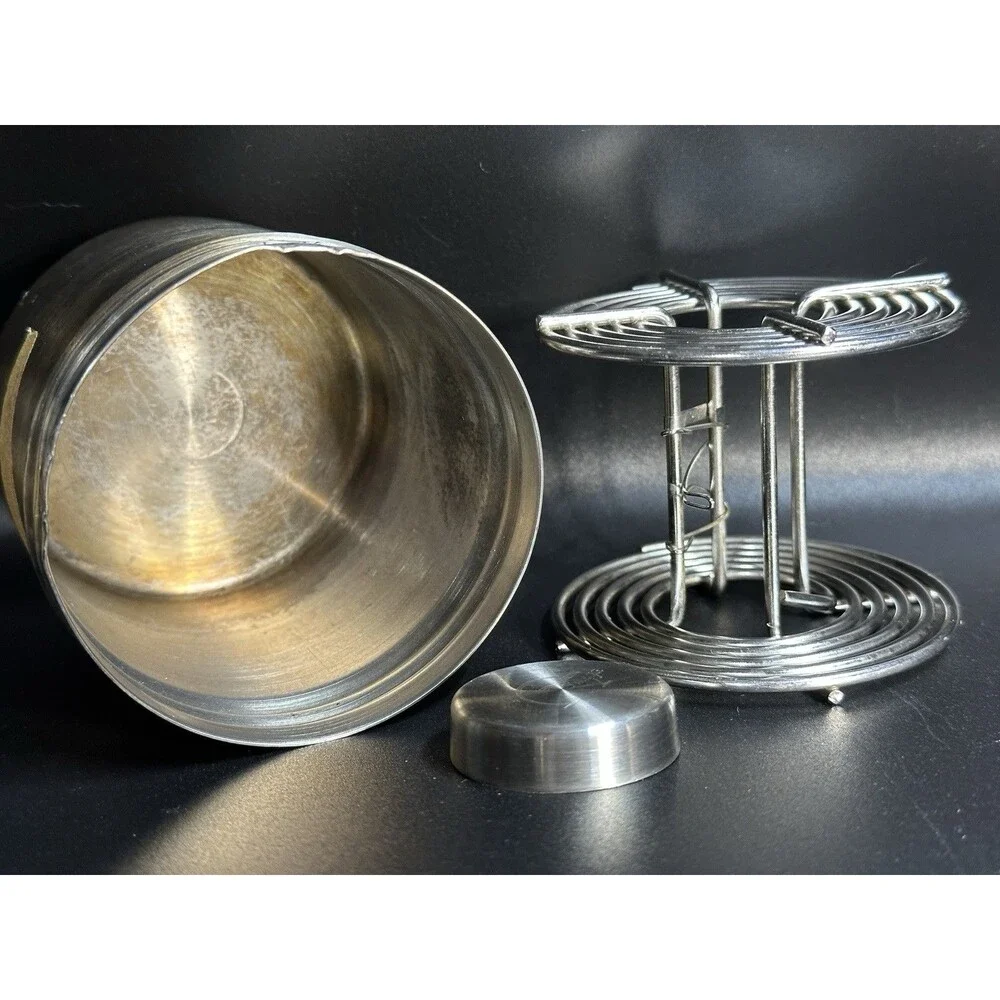 OOAK Stainless Steel Film Developing Tank Lot, 1 Omega & 2 Unmarked
